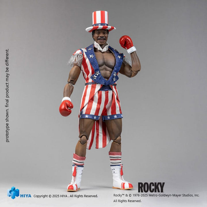 Rocky Apollo Exquisite Super Series 112 Scale Action Figure 16 cm