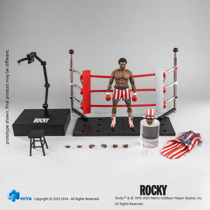 Rocky Apollo Exquisite Super Series 112 Scale Action Figure 16 cm