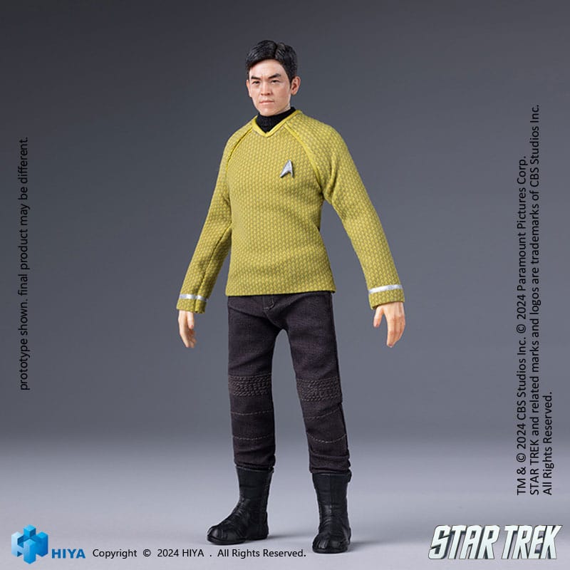 Hiya Toys Sulu Star Trek 2009 Exquisite Super Series Action Figure 1/12 Scale 16cm