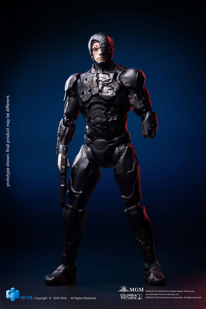Robocop 2014 Exquisite Mini Action Figure 1/18 Scale Robocop Battle Damage