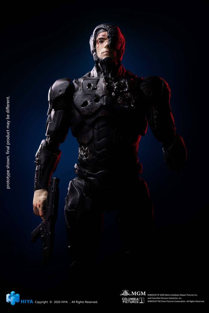 Robocop 2014 Exquisite Mini Action Figure 1/18 Scale Robocop Battle Damage