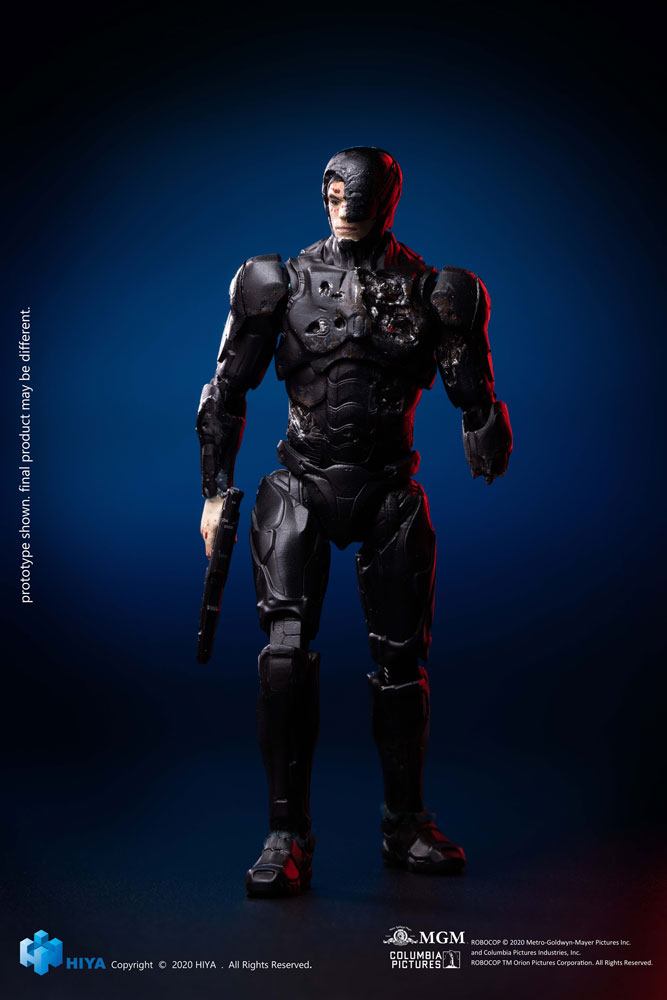 Robocop 2014 Exquisite Mini Action Figure 1/18 Scale Robocop Battle Damage