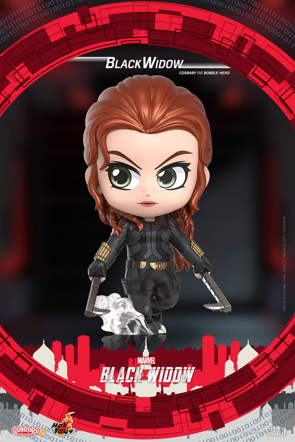 Black Widow Cosbaby Mini Figure Black Widow