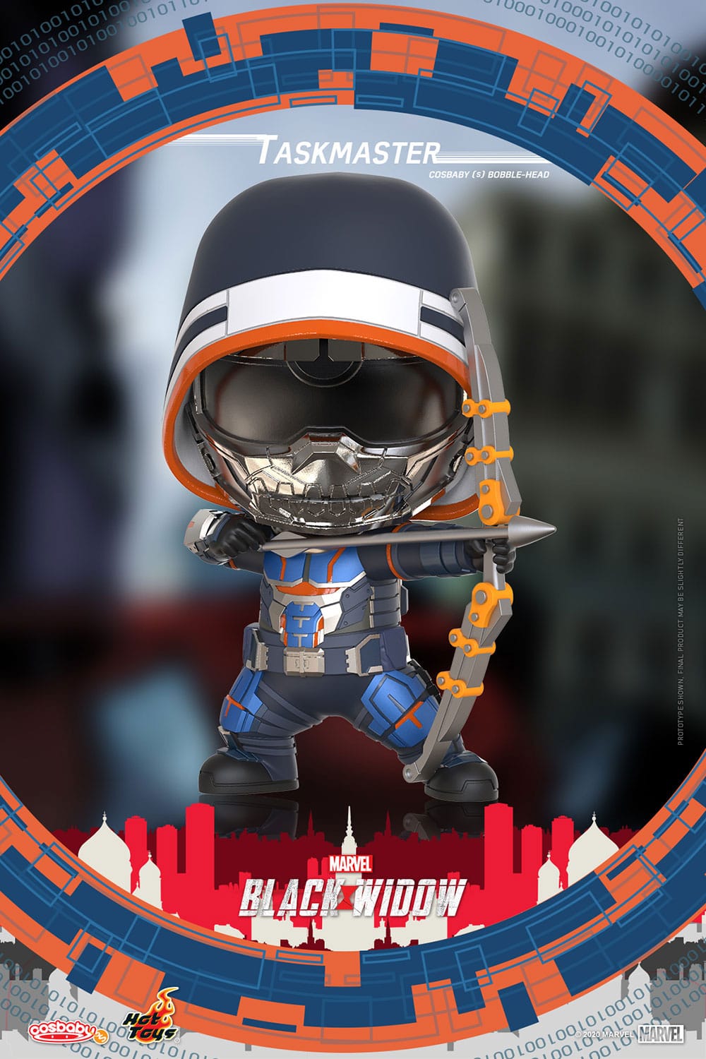 Black Widow Cosbaby Mini Figure Taskmaster