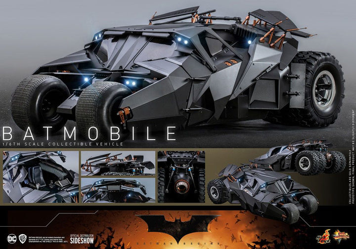 Hot Toys The Dark Knight Trilogy Movie Masterpiece 1/6 Scale 73cm Batmobile