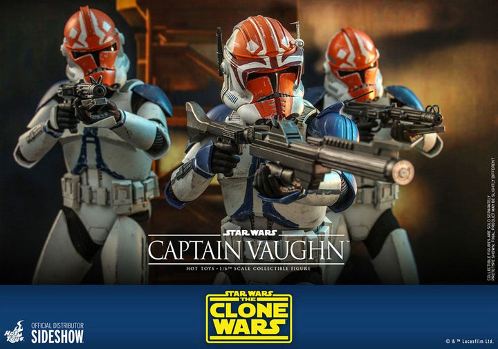 Hot Toys Star Wars The Clone Wars Captain Vaughn 1/6th Scale Figure