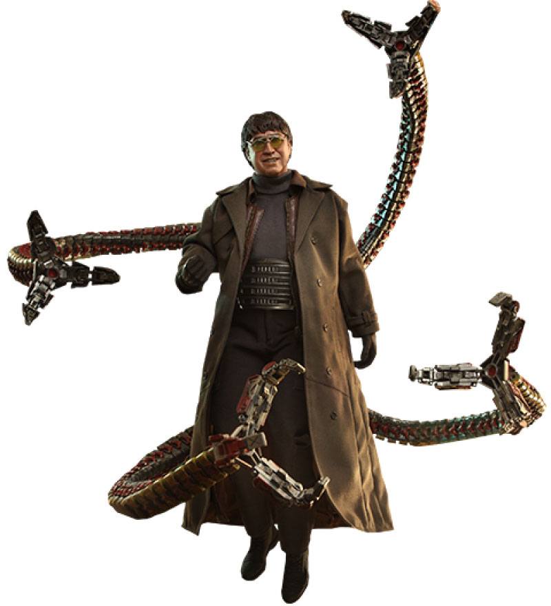Hot Toys Doc Ock Spider Man No Way Home Movie Masterpiece Action Figure Deluxe Version 1/6 Scale 31cm