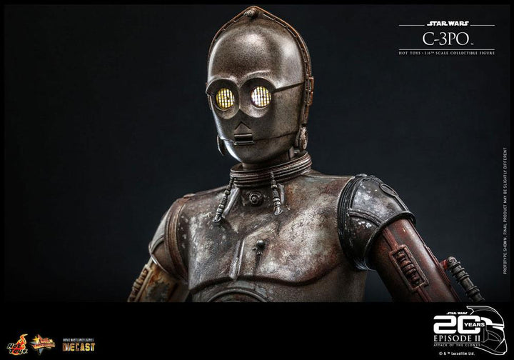 Hot Toys Star Wars Attack Of The Clones 20th Anniversary 1/6 Scale C-3PO Figure
