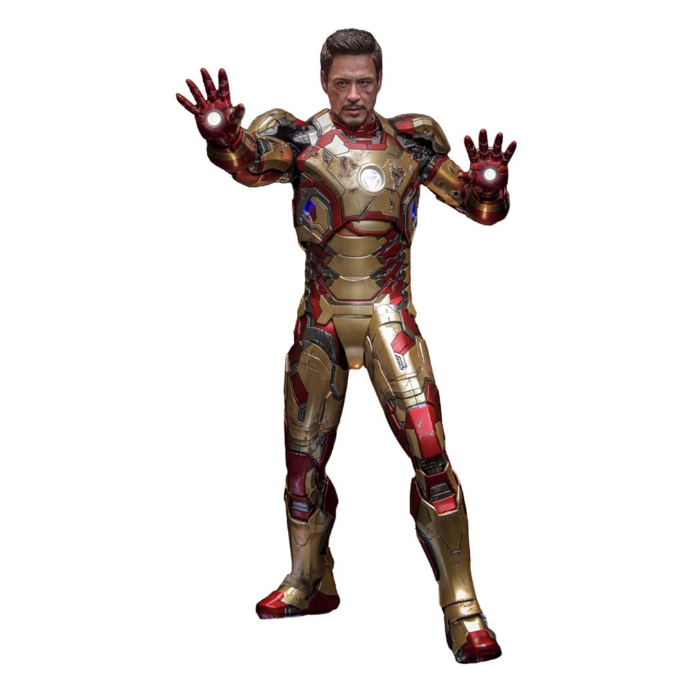 Marvel Iron Man Mark 42 Movie Masterpiece Diecast Deluxe Figure 1 6 Scale 32 cm