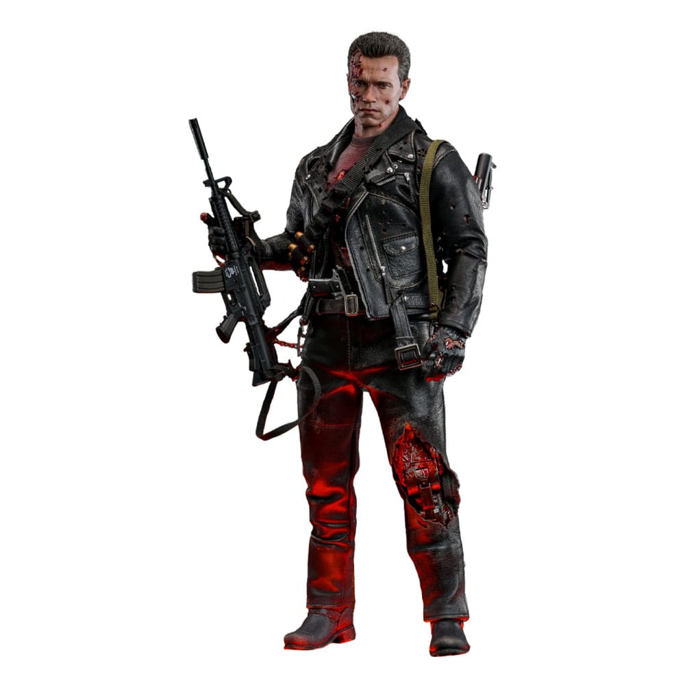 Terminator T 800 Battle Damaged Version 2 Movie Masterpiece Figure 1 6 Scale 32 cm