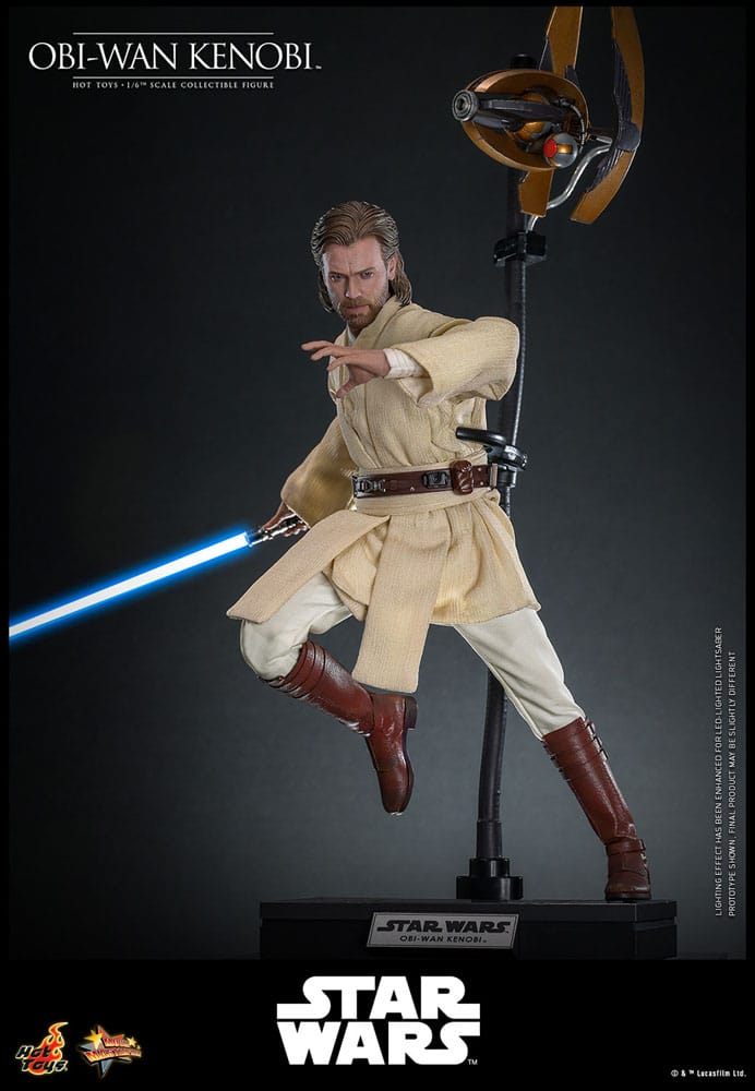 Hot Toys Star Wars: Attack of the Clones Obi-Wan Kenobi 1/6th Scale Figure