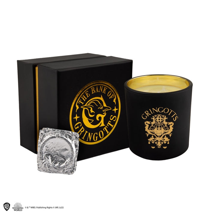 Wizarding World Gringotts Scented Candle With Keychain