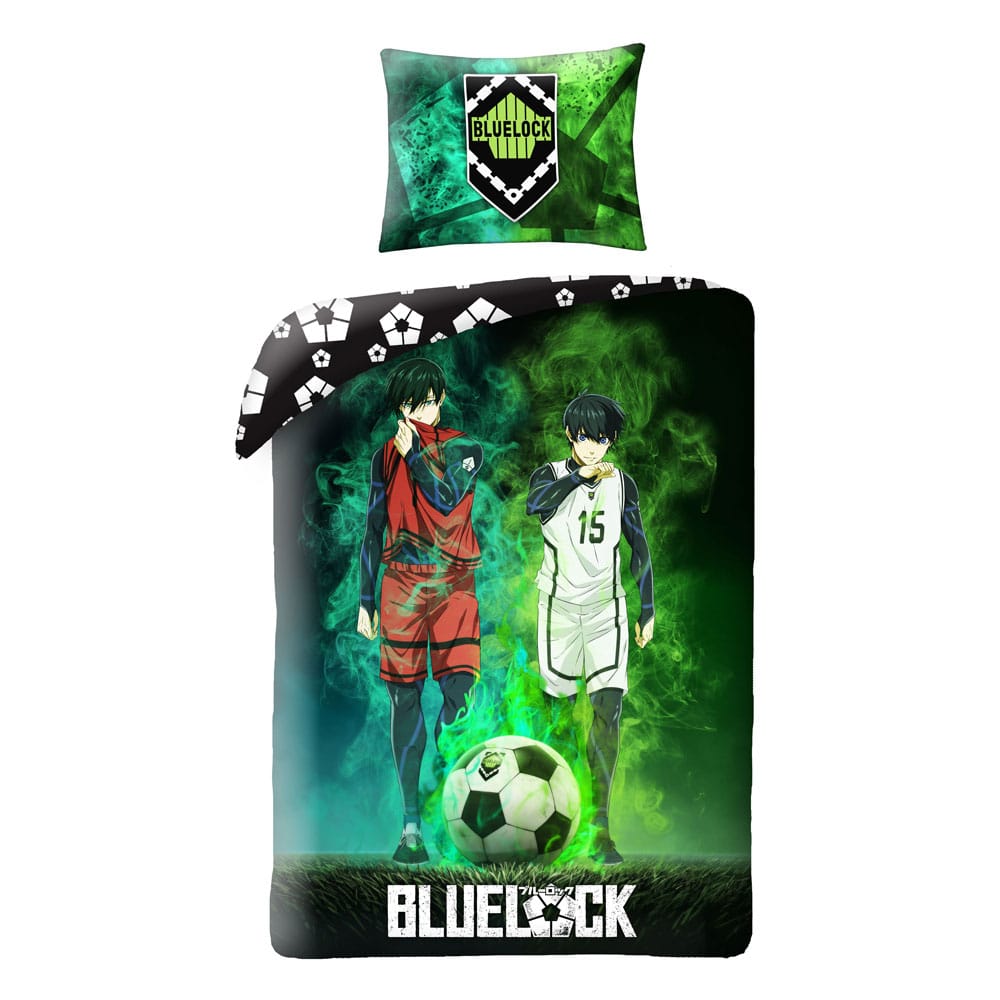 Blue Lock Blue Lock Bedding Duvet Set 140 by 200 cm 70 by 90 cm