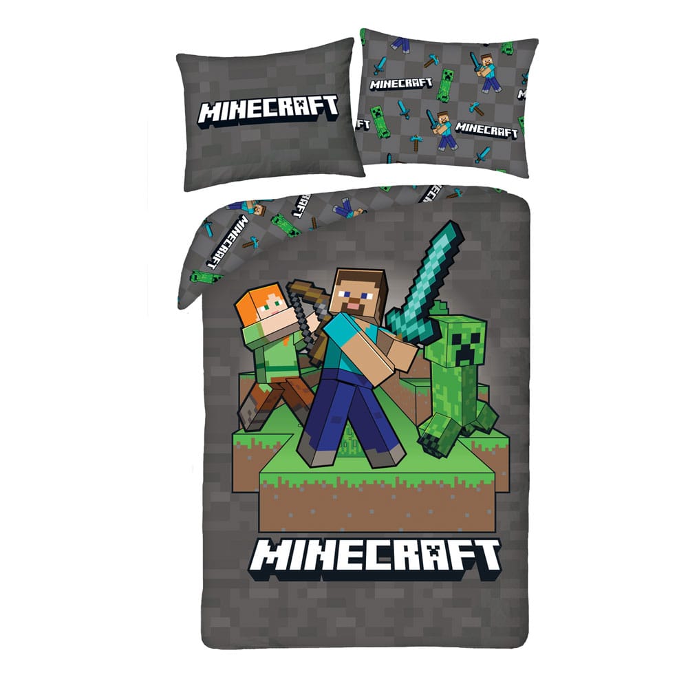 Minecraft Duvet Set Version 4 140 x 200 cm 70 x 90 cm