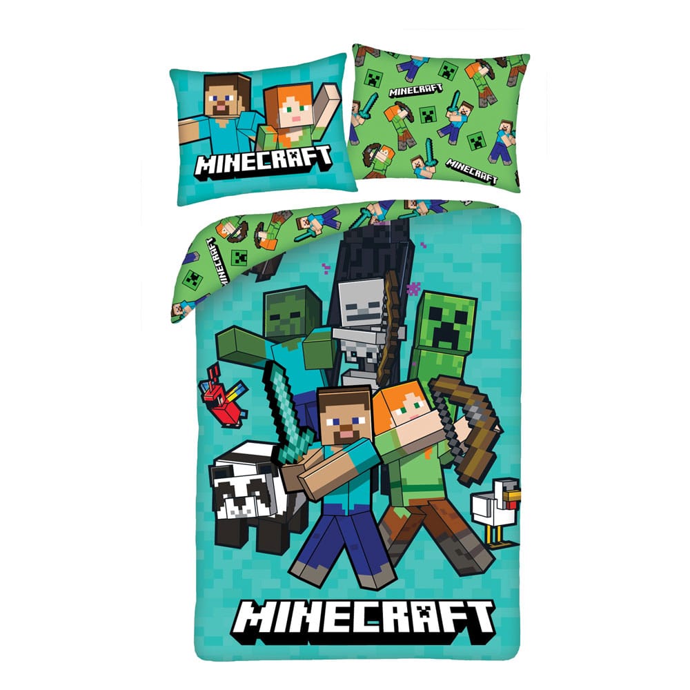 Minecraft Duvet Set Version 5 140 x 200 cm 70 x 90 cm