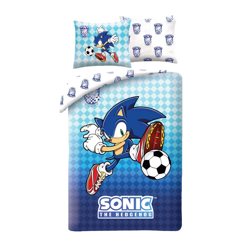 Sega Sonic the Hedgehog Duvet Set 140 x 200 cm 70 x 90 cm