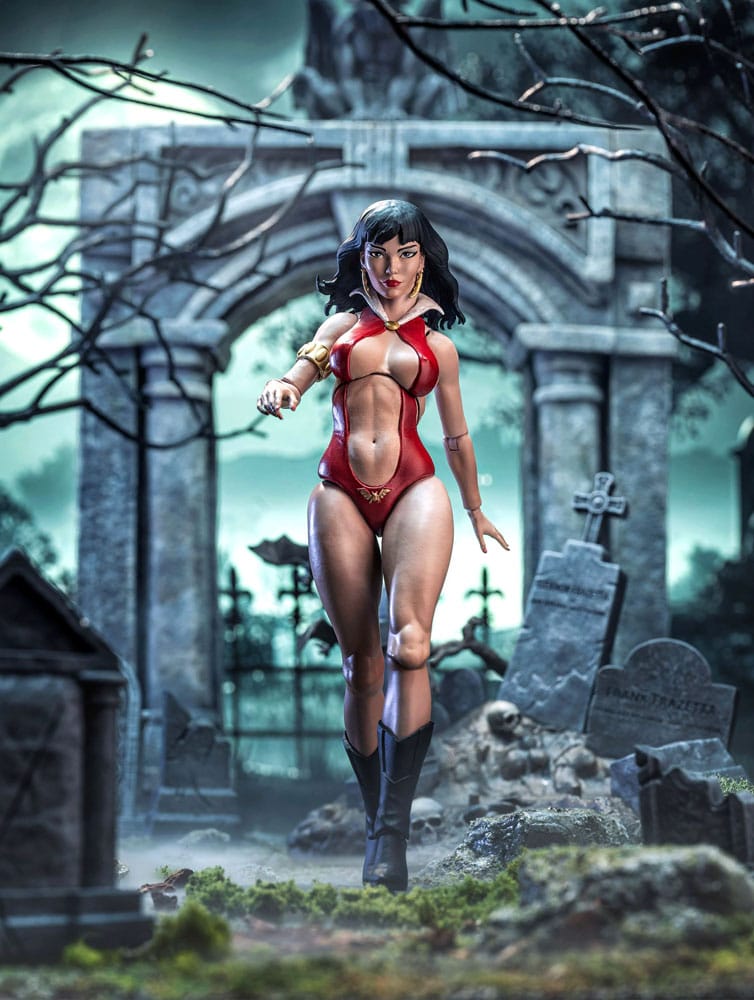 Frazetta Girls Vampirella Action Figure 1 12 Scale 16 cm