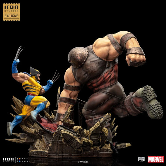 Wolverine vs Juggernaut Iron Studios 1/10