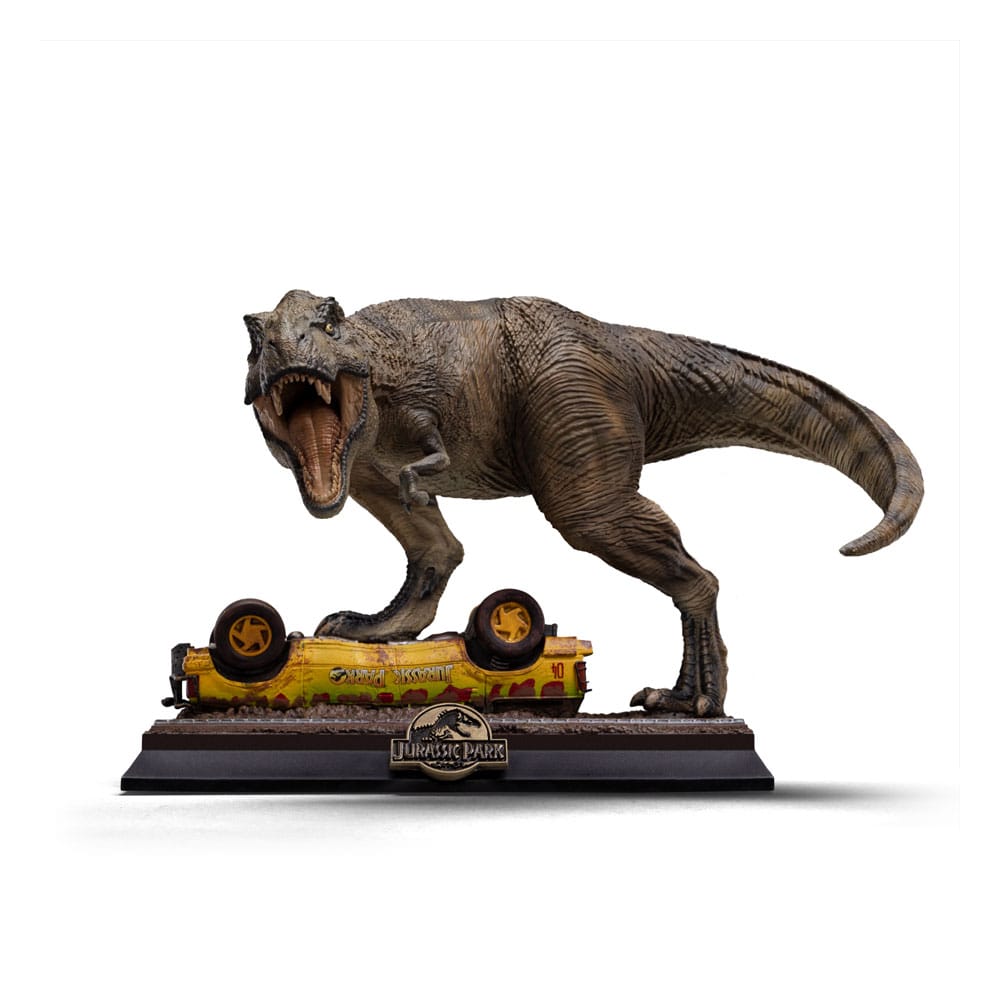 Jurassic Park T Rex Attack Icons Statue 15 cm