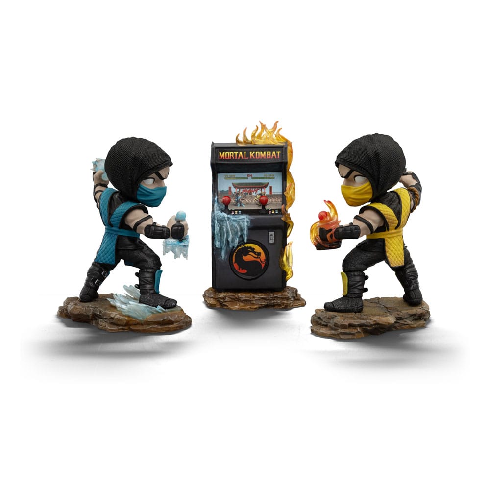 Mortal Kombat Scorpion vs Subzero Arcade Set Mini Co PVC Figures 15 cm