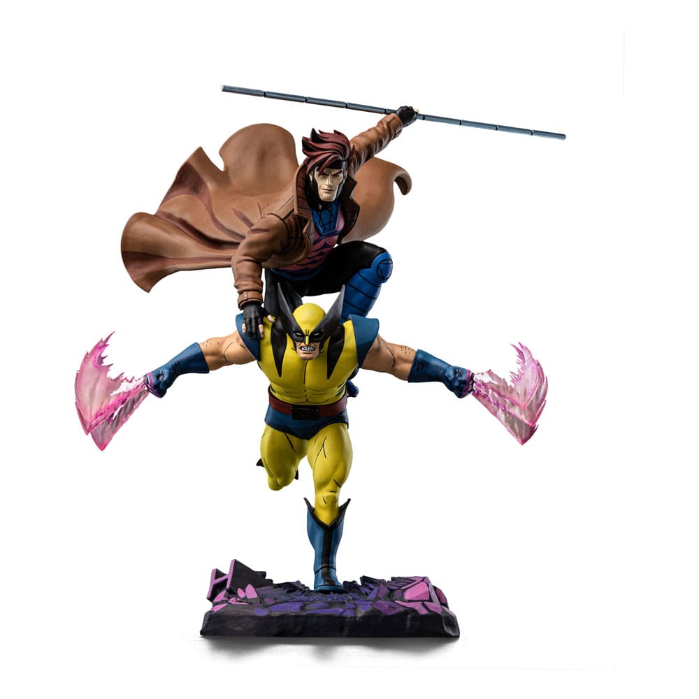 Marvel X-Men 97 Gambit and Wolverine Deluxe Art Scale Statue 110 29 cm