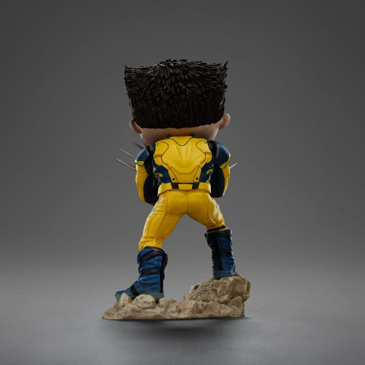 Iron Studios Wolverine Unmasked Deadpool and Wolverine MiniCo Figure