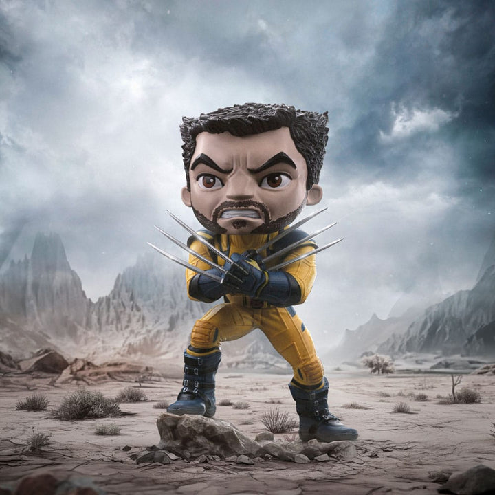 Iron Studios Wolverine Unmasked Deadpool and Wolverine MiniCo Figure