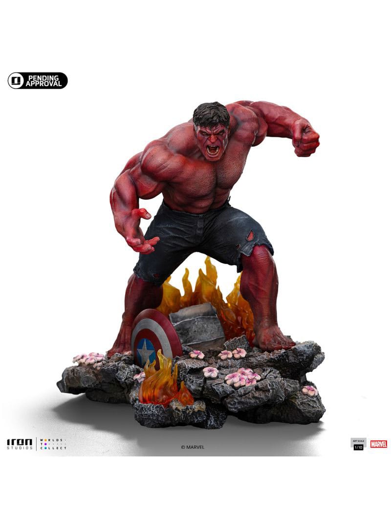 Marvel Red Hulk Art Scale Statue 110 23 cm