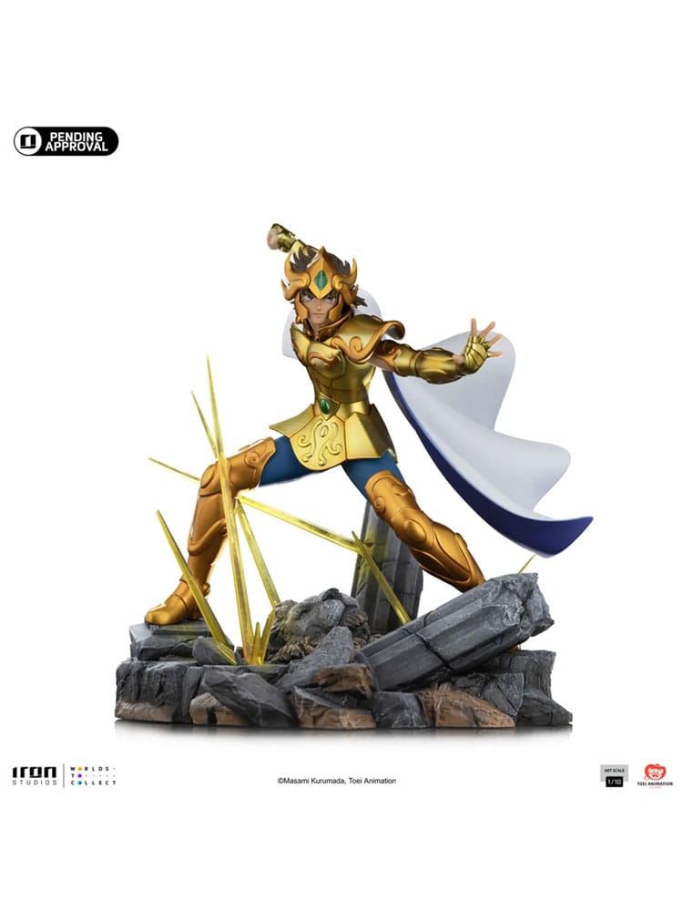 Saint Seiya Leo Aiolia Art Scale Statue 110 24 cm