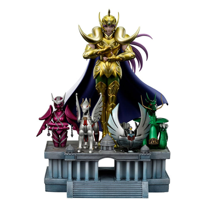 Iron Studios Aries Mu Saint Seiya Deluxe Art Scale Statue 1 10 Limited Edition