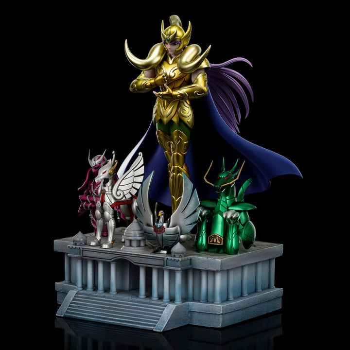 Iron Studios Aries Mu Saint Seiya Deluxe Art Scale Statue 1 10 Limited Edition