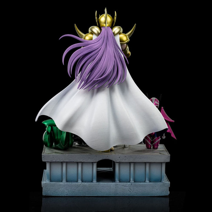 Iron Studios Aries Mu Saint Seiya Deluxe Art Scale Statue 1 10 Limited Edition