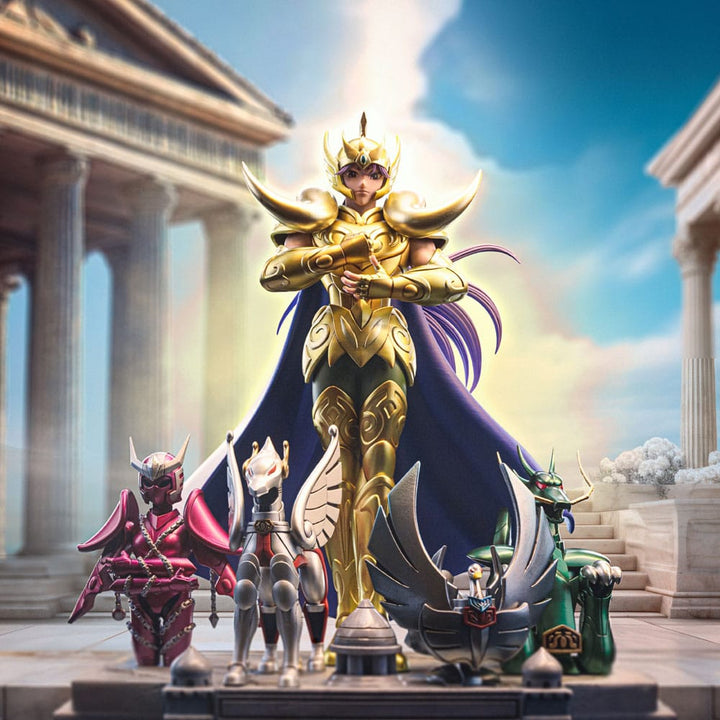 Iron Studios Aries Mu Saint Seiya Deluxe Art Scale Statue 1 10 Limited Edition