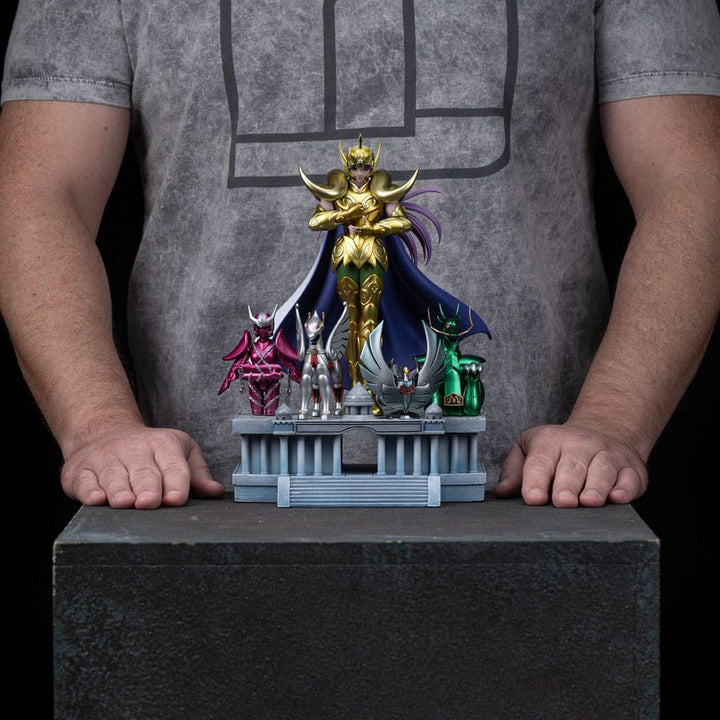 Iron Studios Aries Mu Saint Seiya Deluxe Art Scale Statue 1 10 Limited Edition