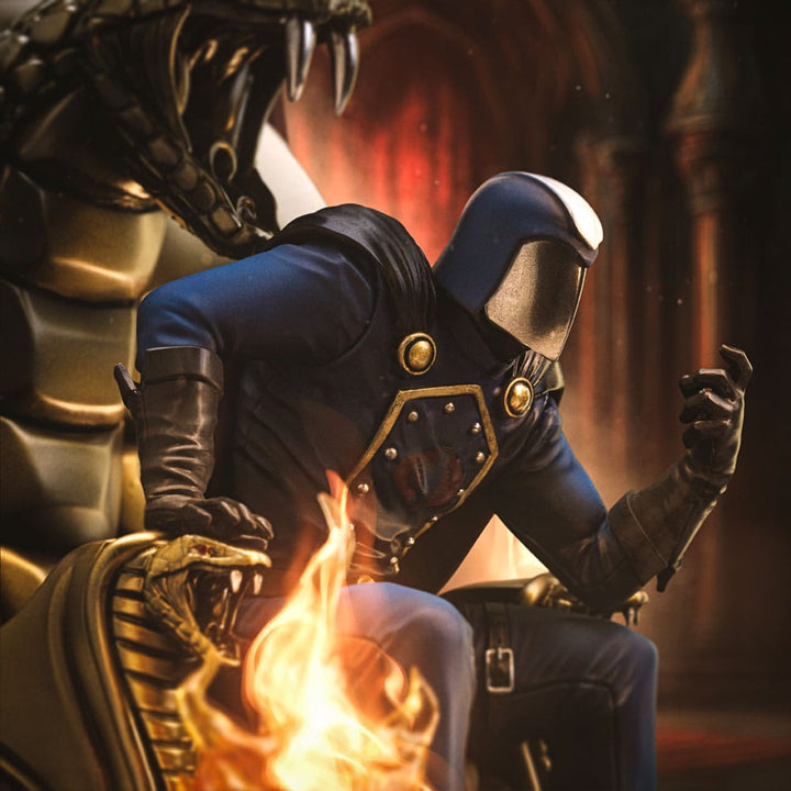 Iron Studios Cobra Commander GI Joe Deluxe Art Scale Statue 1 10 Limited Edition