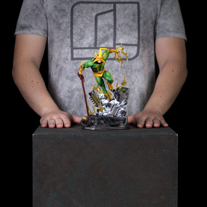 Iron Studios Electro Spider Man vs Villains Marvel Diorama Art Scale Statue 1 10 Limited Edition