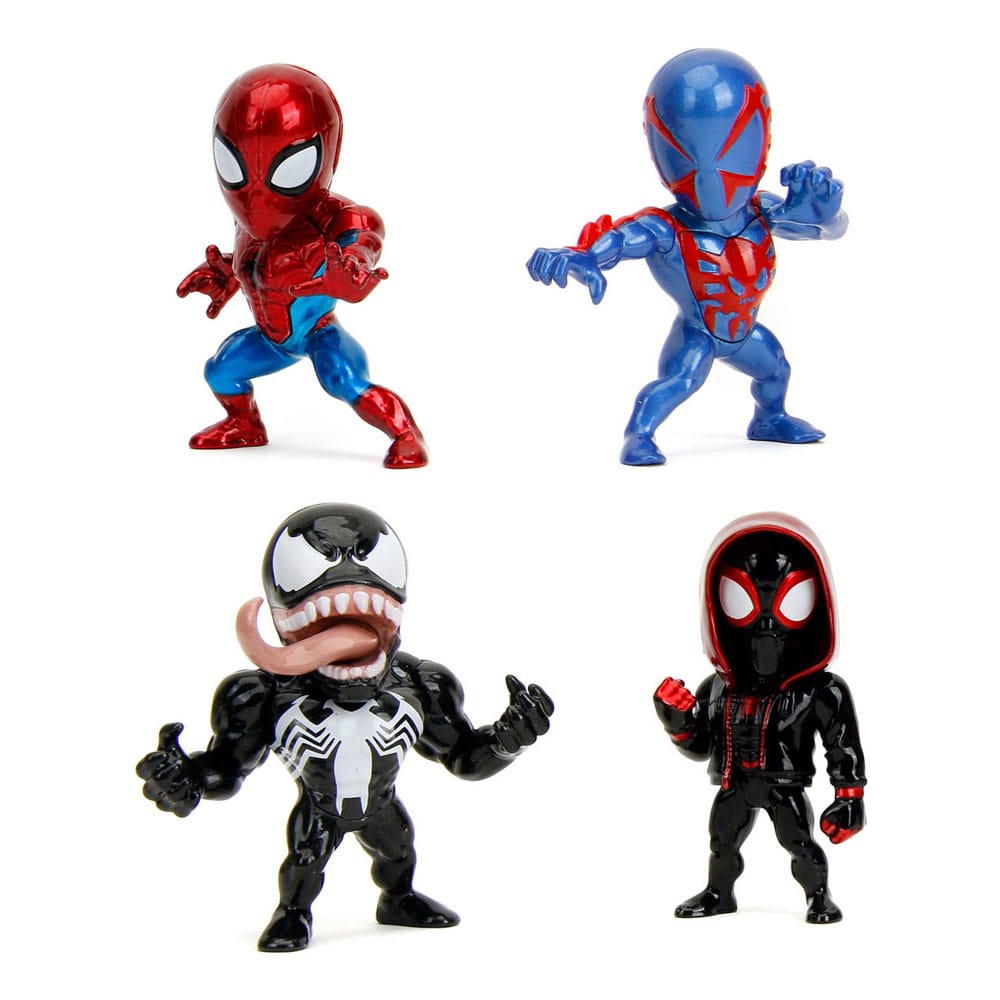 Marvel Comics Diecast Mini Figures Wave 1 Nano Metalfigs 4 Pack 4 cm