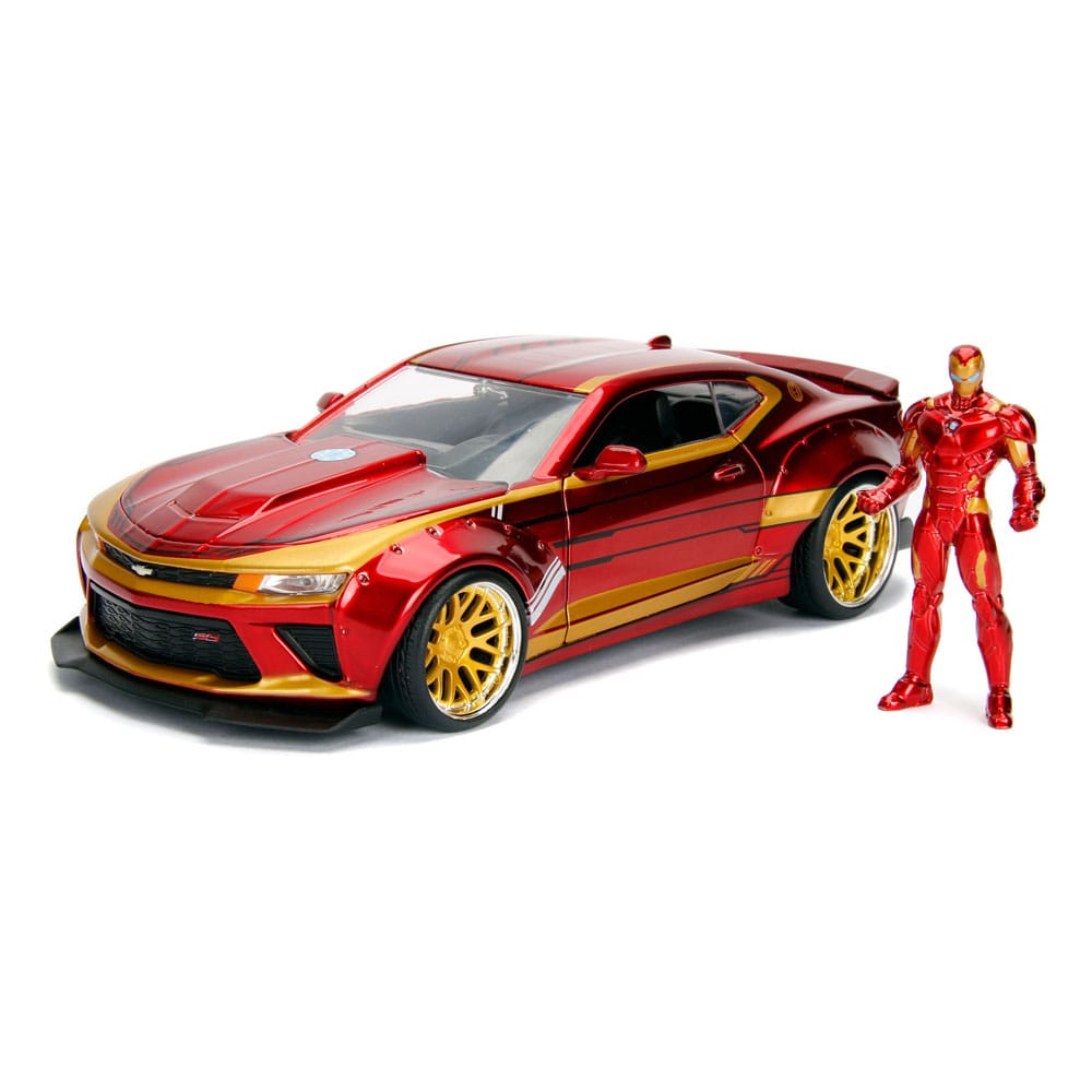Avengers Iron Man 2016 Chevy Camaro SS Diecast Model 124