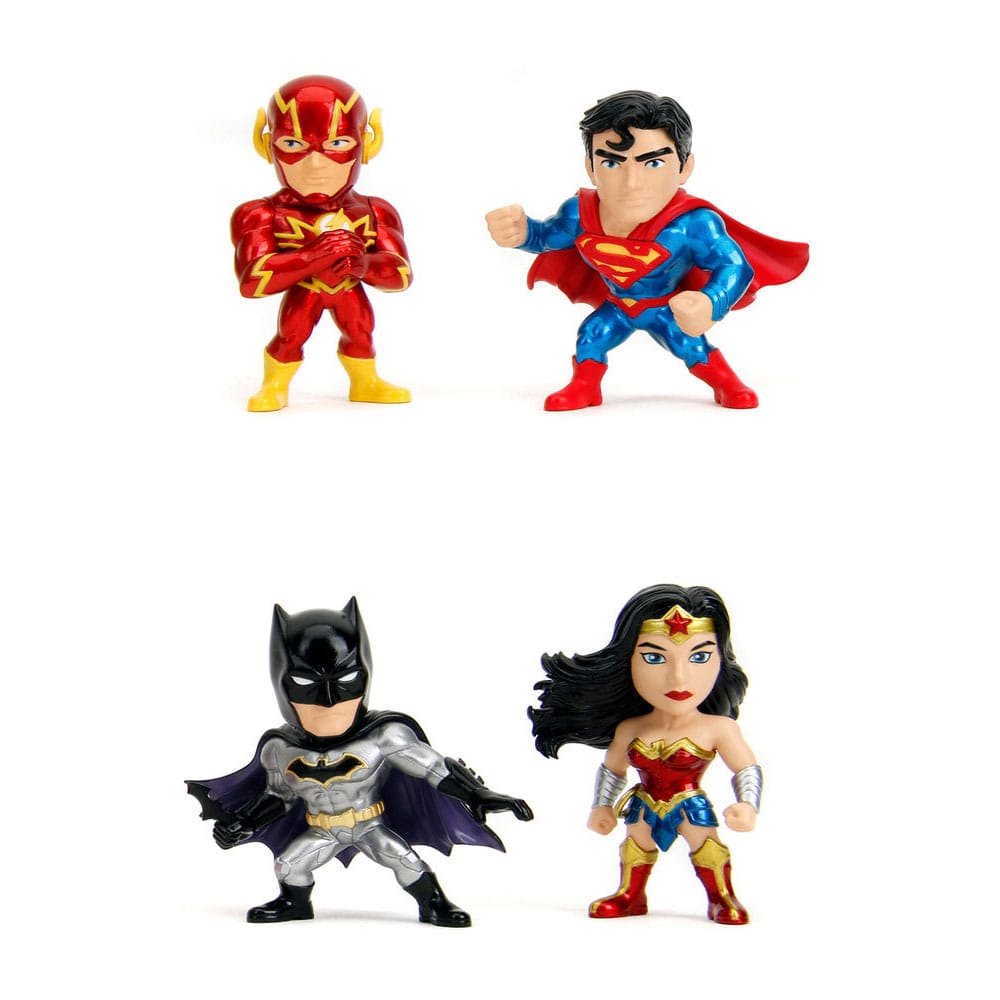 DC Comics Diecast Mini Figures 4 Pack Wave 1 Nano Metalfigs 4 cm
