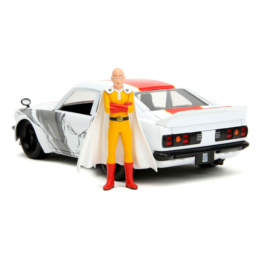 One Punch Man 1974 Mazda RX3 Diecast Model 124