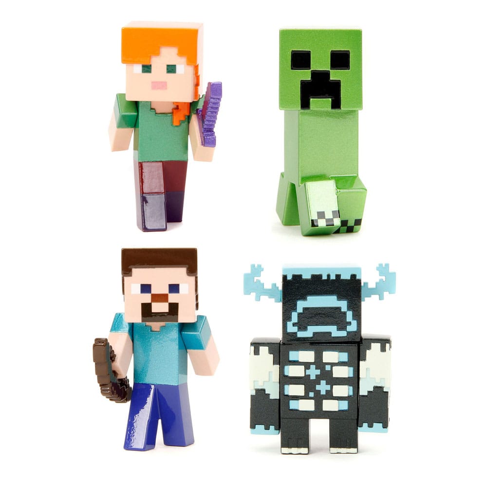 Minecraft Diecast Mini Figures Assortment Nano Metalfigs 6 cm 12 Pack