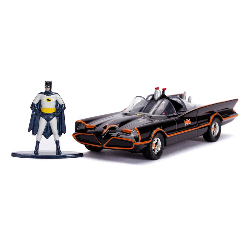 Batman Classic TV Series 1966 Batmobile Diecast Model 132 with Figure