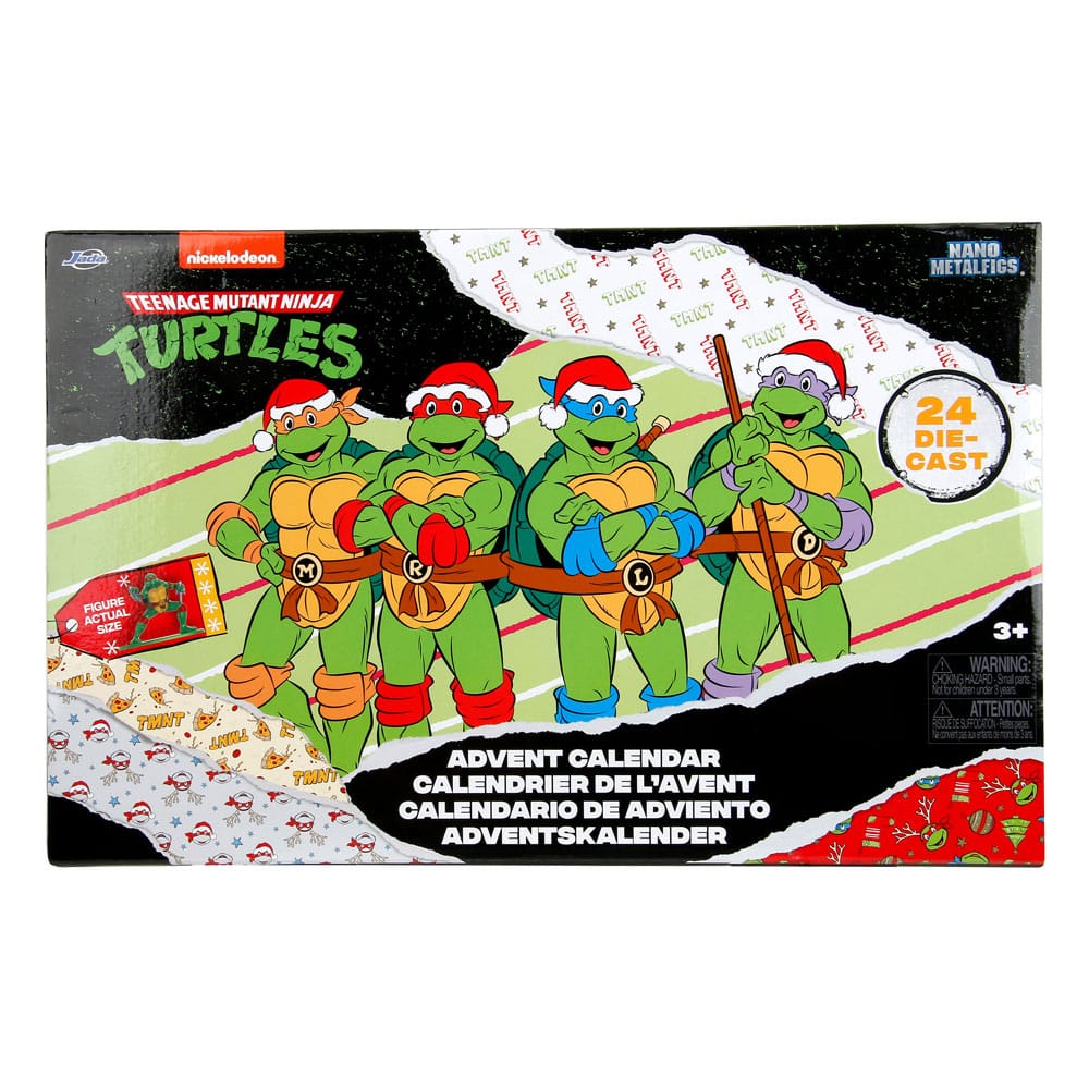 Teenage Mutant Ninja Turtles Advent Calendar Battle Diecast Mini Figures Holiday 2024