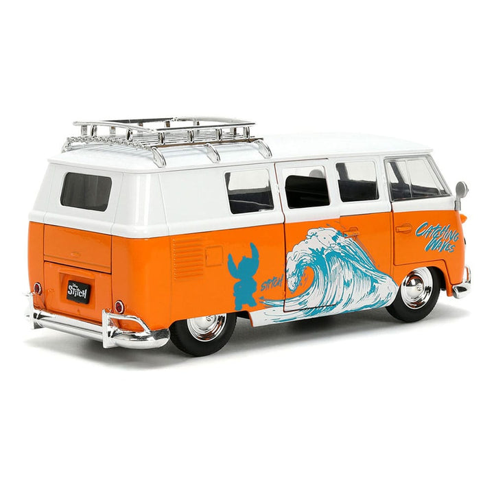 Lilo and Stitch Diecast Model 1 24 Scale 1961 VW Bus Stitch