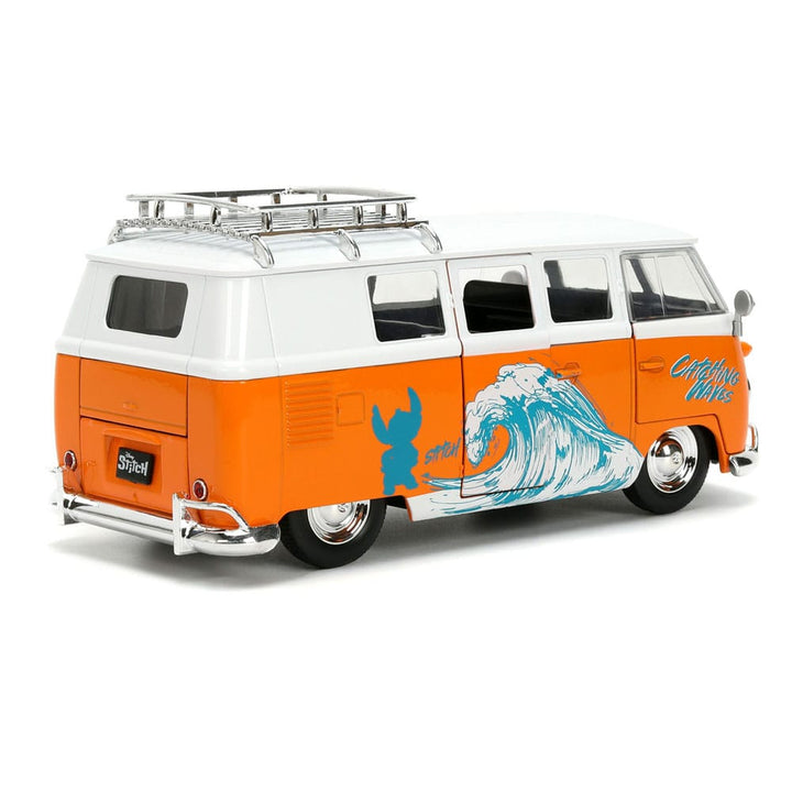 Lilo and Stitch Diecast Model 1 24 Scale 1961 VW Bus Stitch
