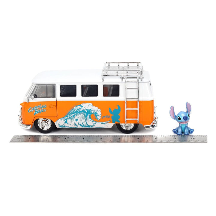 Lilo and Stitch Diecast Model 1 24 Scale 1961 VW Bus Stitch