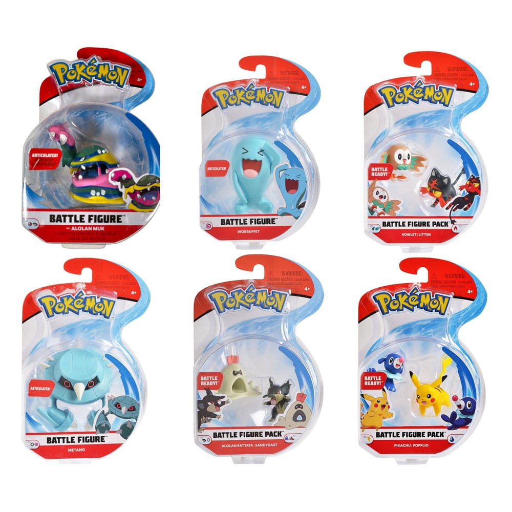 Pokémon Mini Battle Figure Pack Assortment 5 cm