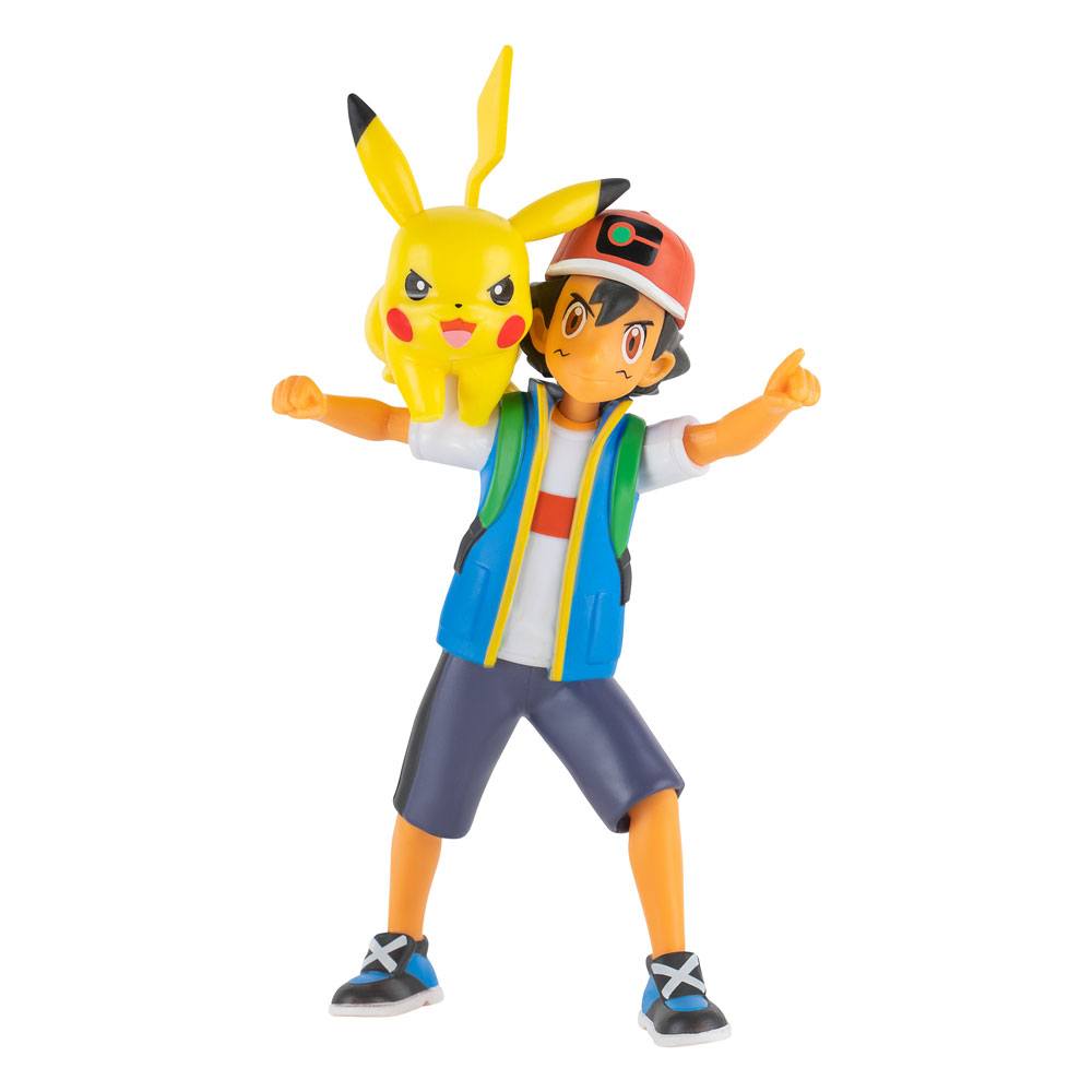 Pokémon Ash and Pikachu Battle Feature Figures 11 cm