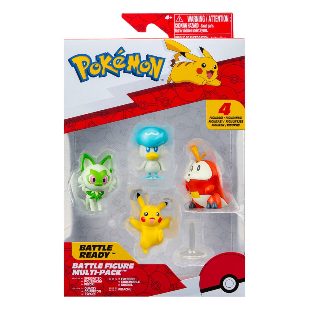 Pokemon Generation 9 Battle Figure 4 Pack Set