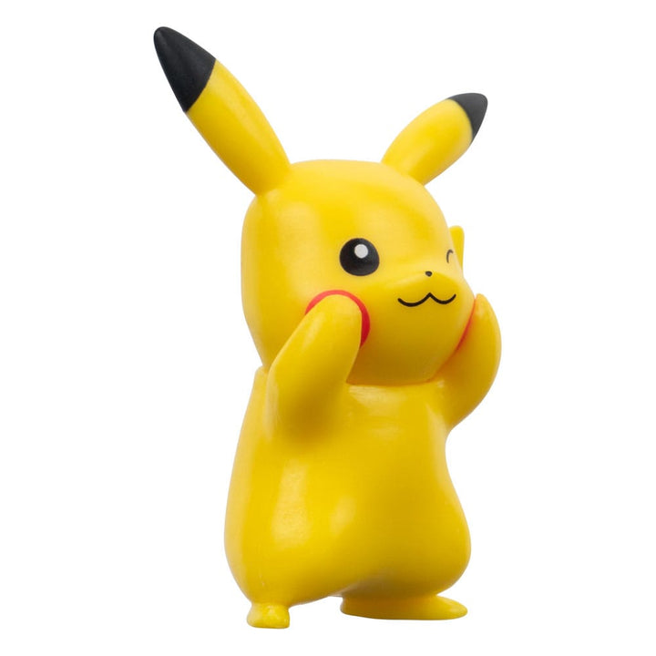 Pokémon Pikachu and Perrserker and Hawlucha 1.9" Scale Battle Figure Set (3-Pack)